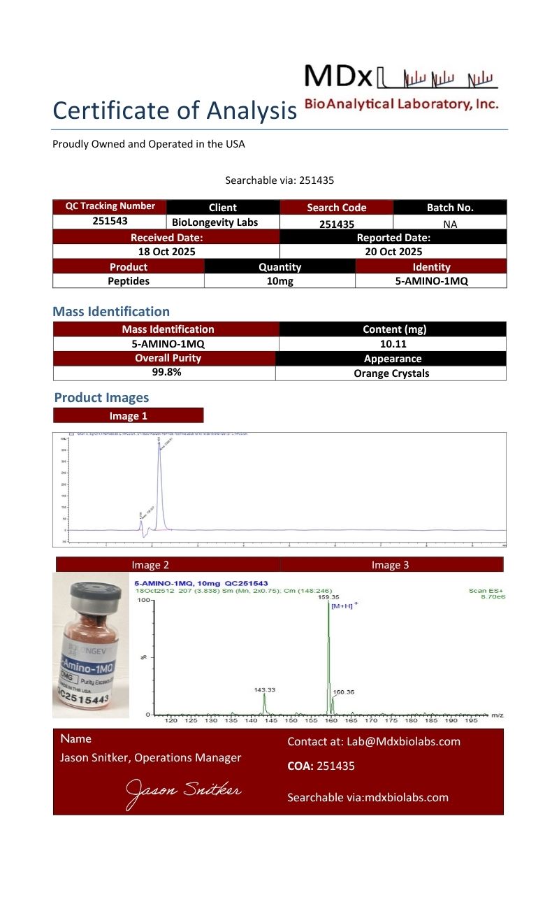 5-Amino-1MQ (10mg) 4 20aaa