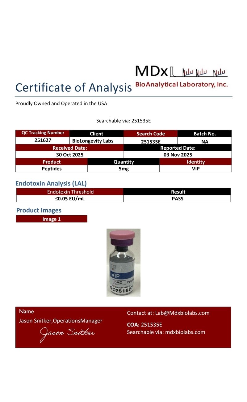 VIP (Vasoactive Intestinal Peptide) (5mg) 5 35aaaa