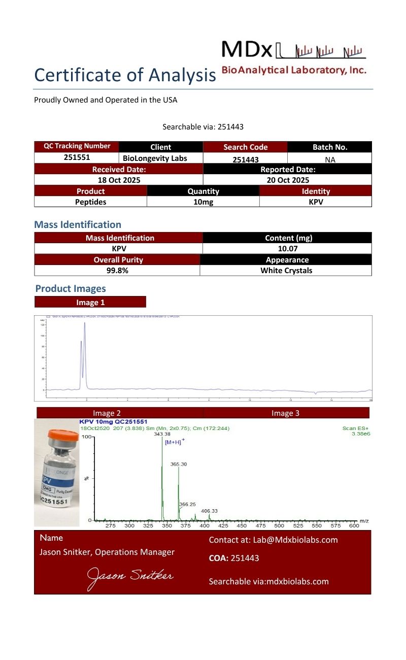 KPV (10mg) 6 39aaaq