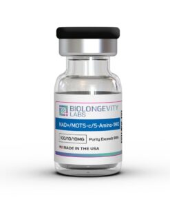NAD+ / MOTS-c / 5-Amino-1MQ Blend – 120mg (100mg / 10mg / 10mg)