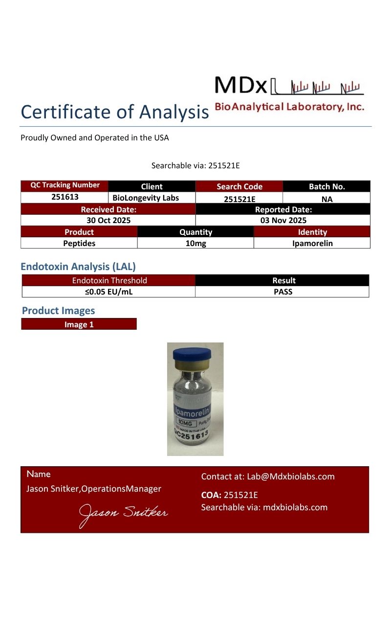 Ipamorelin (10mg) 8 61aaq