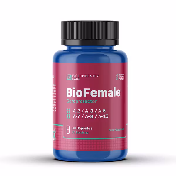 BioFemale – Natural Peptide Geroprotector (GPL Femme) 20 capsules