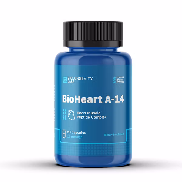 BioHeart – A-14 Heart Peptide Bioregulator (Chelohart) 20 capsules