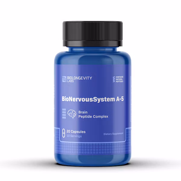 BioNervousSystem – A-5 Nervous System Peptide Bioregulator (Cerluten) 60 capsules