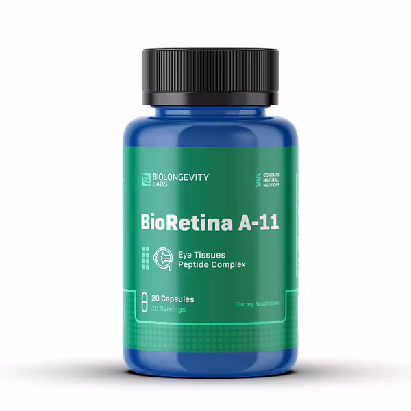 BioRetina – A-11 Retina Peptide Bioregulator (Visoluten) 20 capsules